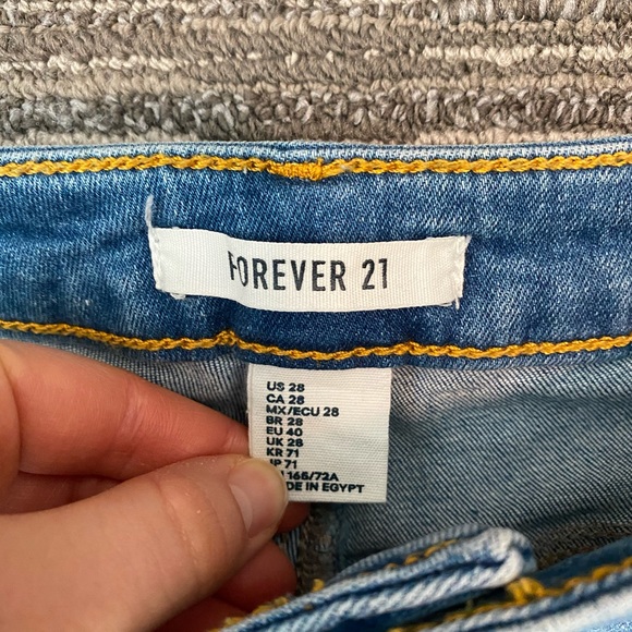 Forever 21 Fairfax Super a Skinny Distressed Jeans - Picture 3 of 4